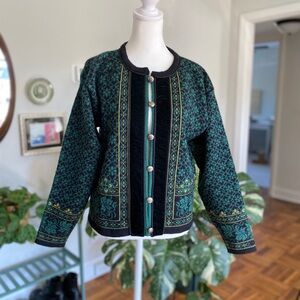 Dale of Norway Green and Black Women's Jacket